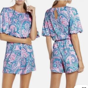 Lilly Pulitzer Britton Floral Romper